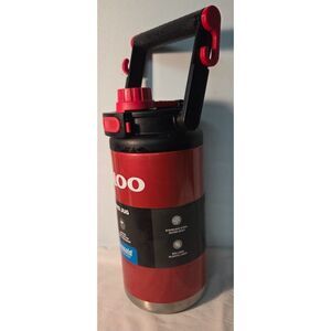 Igloo MaxCold 54 oz Hybrid Jug Red Insulated Water Bottle Push Button Lid